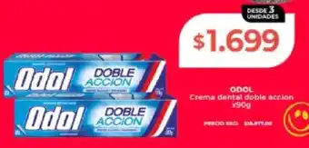 Supermayorista Vital Odol crema dental doble accion oferta