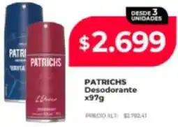 Supermayorista Vital Patrichs desodorante oferta