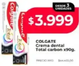 Supermayorista Vital Colgate crema dental total carbon oferta
