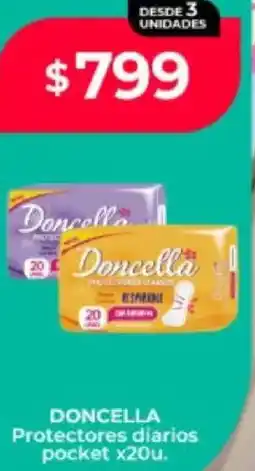 Supermayorista Vital Doncella protectores diarios pocket oferta