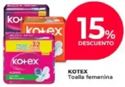 Supermayorista Vital Kotex toalla femenina oferta