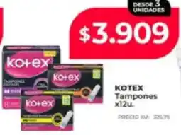 Supermayorista Vital Kotex tampones oferta