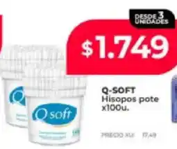 Supermayorista Vital Q-soft hisopos pote oferta