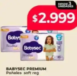 Supermayorista Vital Babysec premium pañales soft reg oferta