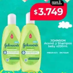 Supermayorista Vital Johnson acond, y shampoo baby oferta