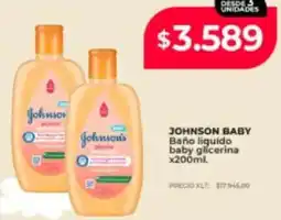 Supermayorista Vital Johnson baby baño liquido baby glicerina oferta