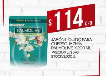 Supermercados DIA Palmolive Jabón Líquido Para Cuerpo Jazmín x 200ml oferta