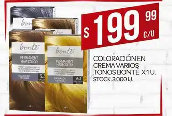 Supermercados DIA Coloración En Crema Varios Tonos Bonté x 1u oferta