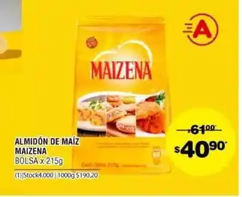 Atomo Conviene Maizena Almidón De Maíz Bolsa x 215g oferta