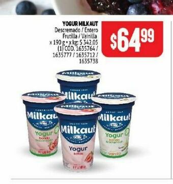 Makro Yogur milkaut oferta