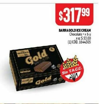 Makro Barra gold ice cream oferta