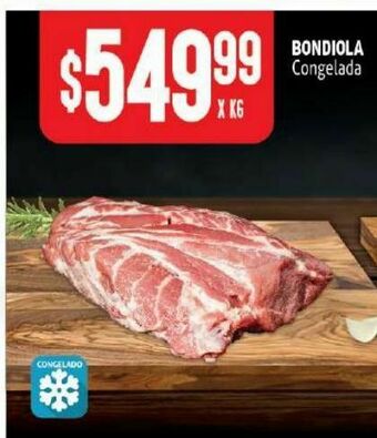 Makro Bondiola congelada oferta