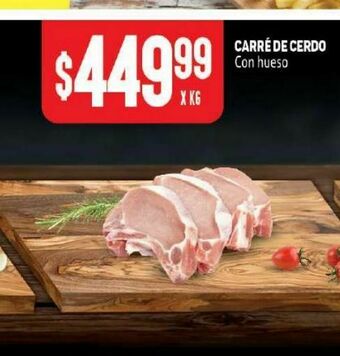 Makro Carre de cerdo con hueso oferta