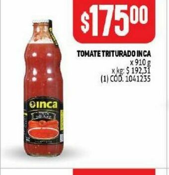 Makro Tomate triturado inca oferta