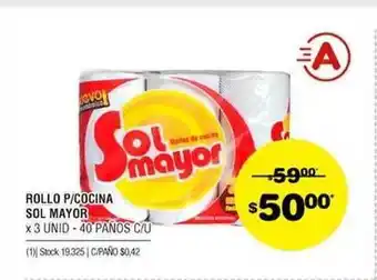 Atomo Conviene Sol Mayor Rollo P/Cocina oferta