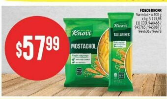 Makro Fideos knorr oferta