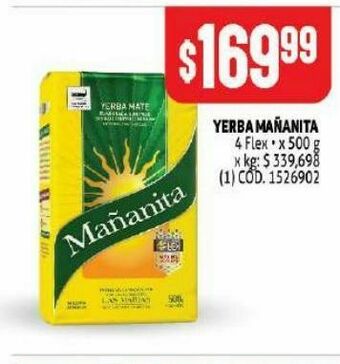 Makro Yerba mañanita oferta