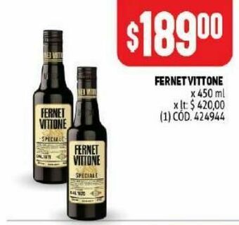 Makro Fernet vittone oferta