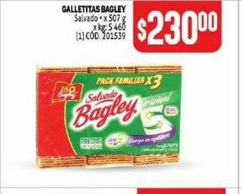 Makro Galletitas bagley oferta
