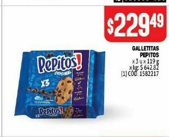 Makro Galletitas pepitos oferta