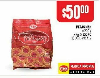 Makro Pepas m&k oferta