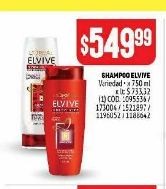 Makro Shampoo elvive oferta