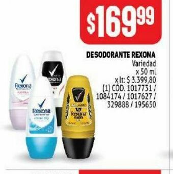 Makro Desodorante rexona oferta