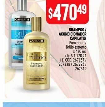 Makro Shampoo/ acondicionador capilatis oferta