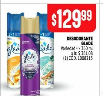 Makro Desodorante glade oferta