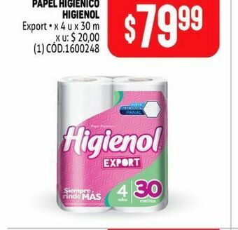 Makro Papel higiénico higienol oferta