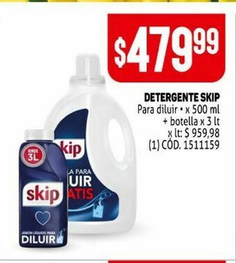 Makro Detergente skip oferta