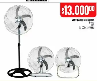 Makro Ventiladores ken brown oferta