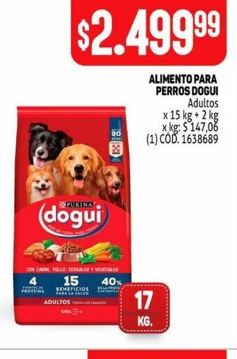 Makro Alimento para perros dogui oferta