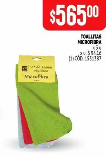 Makro Toallitas microfibra oferta