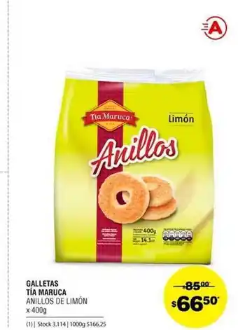 Atomo Conviene Galletas Tía Maruca Anillos De Limón x 400g oferta