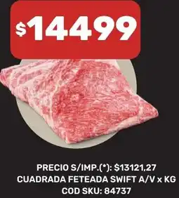 Supermercados Yaguar Swift cuadrada feteada a/v oferta