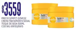 Supermercados Yaguar Sedal crema tratamiento toque de seda oferta