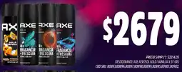 Supermercados Yaguar Axe desodorante aerosol gold vainilla oferta