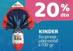 Nini Mayorista Kinder sorpresa playmobil oferta