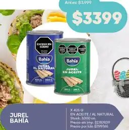 Supermercados Tadicor Bahía jurel oferta