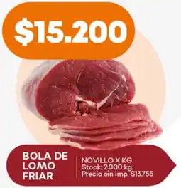 Supermercados Tadicor Bola de lomo friar novillo oferta