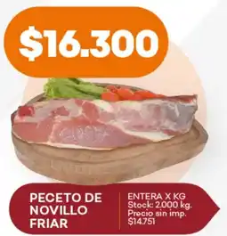 Supermercados Tadicor Peceto de novillo friar entera oferta