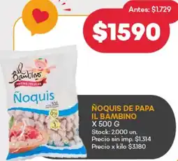Supermercados Tadicor Il bambino noquis de papa oferta