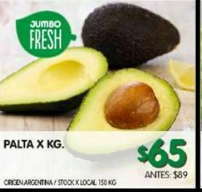 Jumbo Palta x un oferta