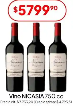 Hergo Nicasia vino oferta