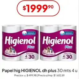 Hergo Higienol papel hig dh plus oferta