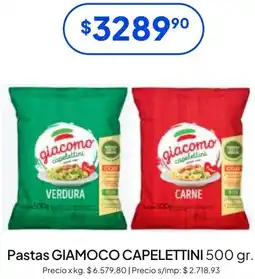 Hergo Giamoco capelettini pastas oferta