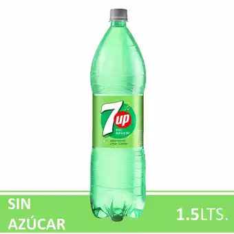 Walmart Gaseosa Lima Limon Sin Azucar Seven Up 1.5lt oferta