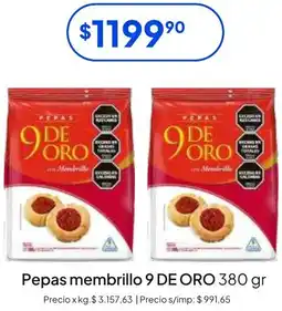 Hergo 9 de oro pepas membrillo oferta