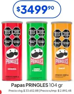 Hergo Pringles papas oferta
